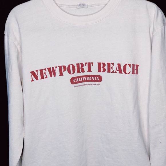 Brandy Melville Tops - Newport Beach long sleeve top